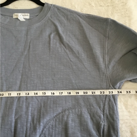 Apiece Apart Blue Oversized Pullover Sweater/ Dinas Organic Cotton Jogger Pants - Picture 10 of 16